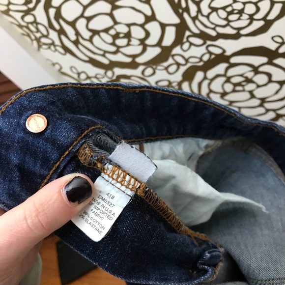 J Crew Classic Flare Dark Wash Jeans Pants - Picture 8 of 8